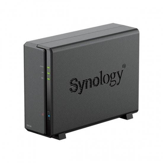 SYNOLOGY DS124 REALTEK QC- 1GB RAM- 1-diskli Nas Server (Disksiz)