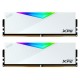 XPG 32GB (2X 16GB) DDR5 6400MHZ CL32 RGB DUAL KIT PC RAM LANCER AX5U6400C3216G-DCLARWH BEYAZ