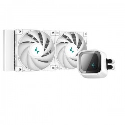 Deepcool 240mm Ls520-wh Rgb Sivi Soğutmali Am5-1700p Işlemci Fani Beyaz