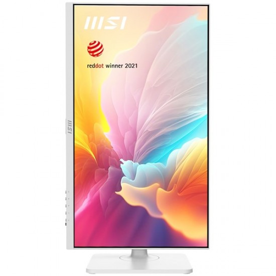 Msi 23.8" Flat Ips Modern Md2412pw 1ms 100hz Hdmi Usbc Pivot Monitör Beyaz