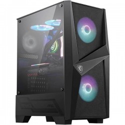 -MSI 750W 80+ BRONZE MAG FORGE 100R Gaming Mid-Tower PC Kasası Siyah