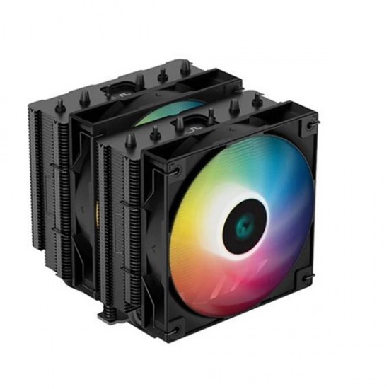 Deepcool 120mm Ag620-bk-argb Rgb Hava Soğutmalı Am5-1700p Dual Işlemci Fanı