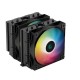 Deepcool 120mm Ag620-bk-argb Rgb Hava Soğutmalı Am5-1700p Dual Işlemci Fanı