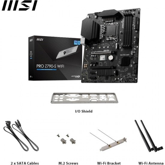 Msi Pro Z790-s Wifi-6e Ddr5 Hdmi-dp Pcie 4.0 1700p Atx