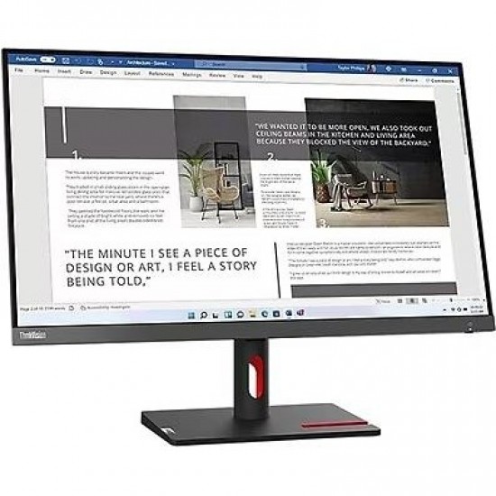 Lenovo 27" Ips 63dfkat4tk 4ms 100hz Hdmi-dp Kurumsal Monitör