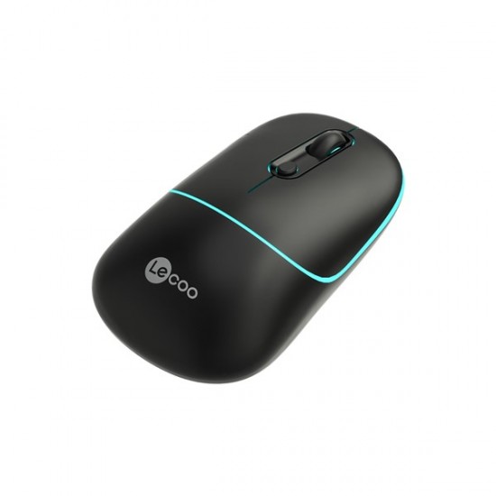LENOVO LECOO WS210 Kablosuz + Bluetooth Sessiz Şarjlı 1600dpi Optic Siyah Mouse