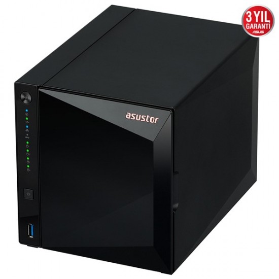 Asustor As3304t Realtek Qc 2 Gb Ram- 4-diskli Nas Server (disksiz)