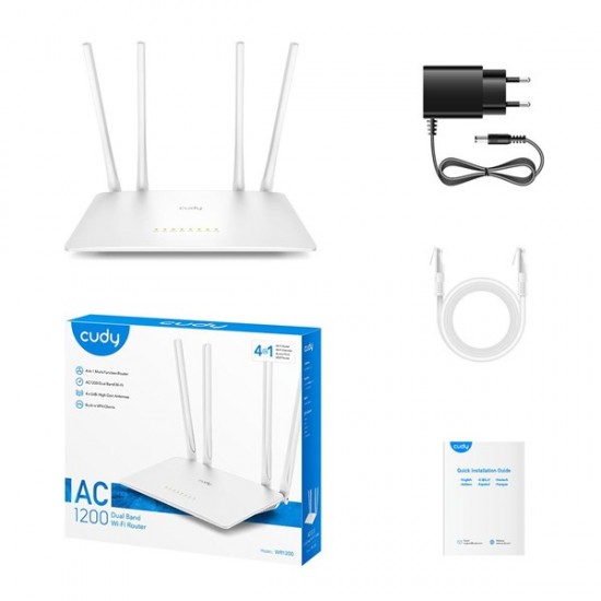 Cudy Wr1200 Ac1200 Dual Band Ev Ofis Tipi Access Point