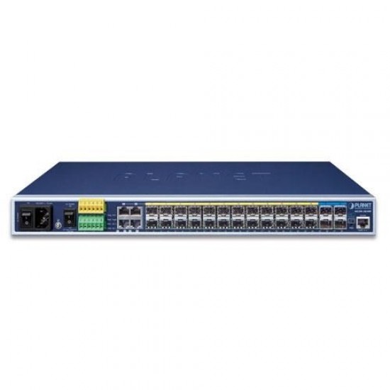 Planet Pl-mgsw-28240f 14-sfp Gigabit 10-sfp 2.5gbe 4-sfp 10gbe Metro Switch