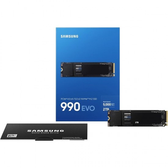 Samsung 1tb 990 Evo Mz-v9e1t0bw 5000-4200mb/s M2 Nvme Gen5 Disk