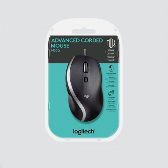 Logitech M500s Gelişmiş Kablolu Mouse - Siyah 910-005784