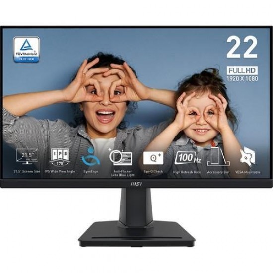 Msi 21.5" Ips Pro Mp225 1ms 100hz Hdmi Ev Ofis Monitörü