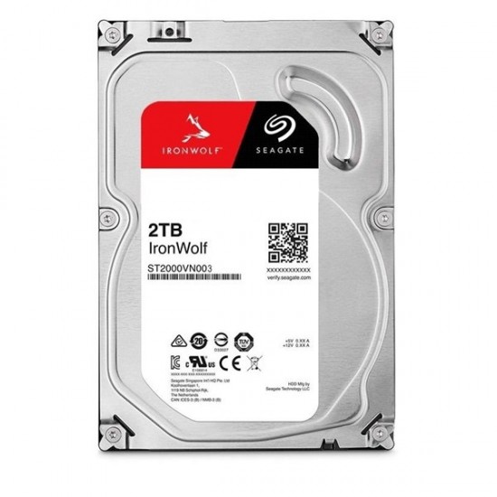 Seagate 2tb 3.5" Ironwolf St2000vn003 256gb 5900rpm Nas Diski (distribütör Garantili)