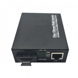 BIFO 09MC-100SCSMDXA SM Fiber Converter Ethernet Medya Dönüştürücü DX 20KM