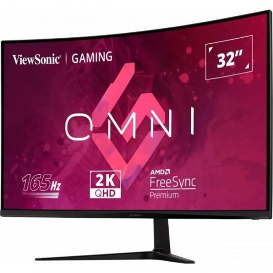 Viewsonic 31.5" Va Vx3218c-2k 1ms 165hz Hdmi-dp Kavisli Gaming Monitör 2560x1440