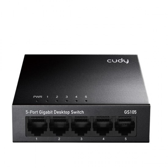 Cudy Gs105 5 Port Gigabit Yönetilemez Desktop Metal Kasa Switch