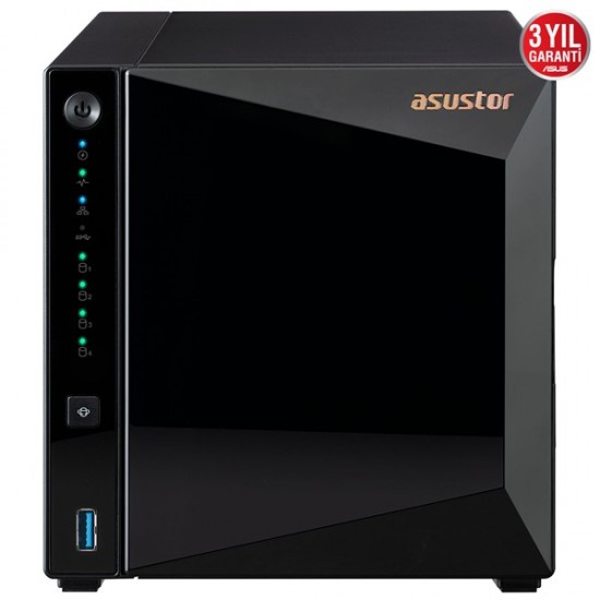 Asustor As3304t Realtek Qc 2 Gb Ram- 4-diskli Nas Server (disksiz)