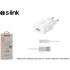 S-link AND-EC14B 1A Beyaz Ev Sarj Cihazi ve 1.3A Micro USB Data + Sarj Kablosu