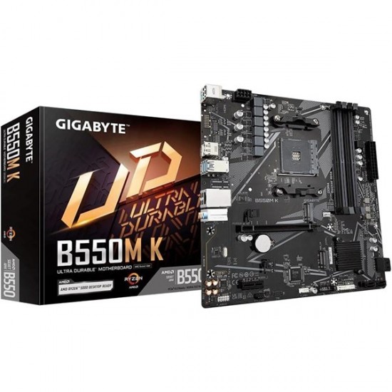 Gigabyte B550m-k Ddr4 Hdmi-dp Pcie 4.0 Am4 Matx