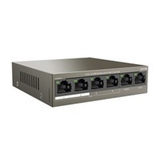 Tenda 5port 63w 4port Poe Tef1106p-4-63w 10/100 Yönetilemez Switch Masaüstü