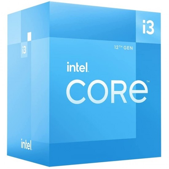 Intel Core I3 12100 17mb 4çekirdekli O/b Uhd Vga 1700p 58w Kutulu+fanlı