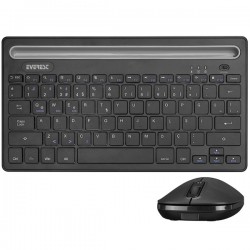 Everest Km-bt803 Siyah 3 In 1 Bt 5.0+3.0+2.4ghz 1600dpi Q Multimedia Kablosuz Klavye + Mouse Set