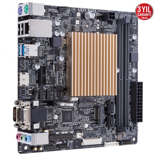 Asus Prime J4005i-c Ddr4 M2 Pcie Nvme Hdmi Mitx Dahili Işlemci