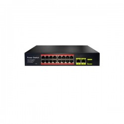 Tiwox 16port Tp-g1621sfp-poe300w Gigabit 2-sfp 1-uplink 300w Full Poe Switch