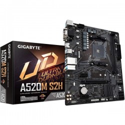 Gigabyte A520m-s2h Ddr4 M2 Pcie Nvme Hdmi Dvi Pcie 16x V4.0 Am4 Matx