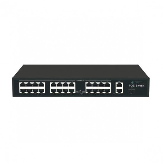 Ods 24port +2 Uplink 300w Full Poe 08ods-24p2u1s-300 10/100 1x Sfp Yönetilemez Switch