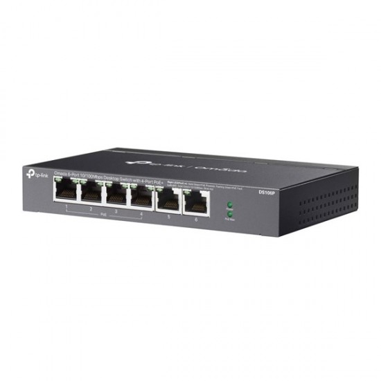 Tp-link 5port Ds106p 10/100 67w 4port Poe Yöntilemez Switch