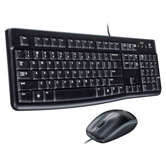 Logitech Mk120 Usb Q Trk Siyah Multimedya Klavye - Mouse Set 920-002560