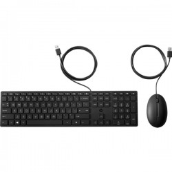 Hp 320mk 9sr36aa Usb Multimedya Klavye Mouse Set Siyah