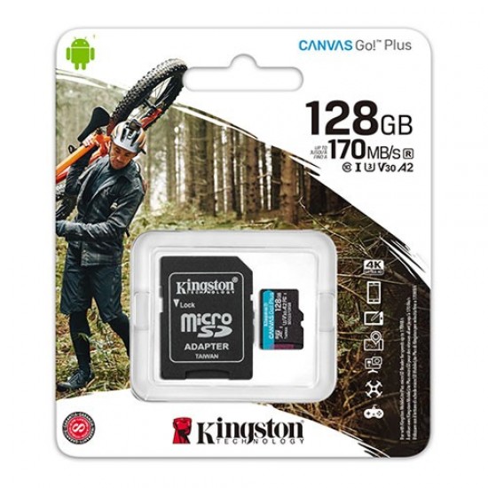 Kingston 128gb Microsd Canvasgo  Sdcg3/128gb